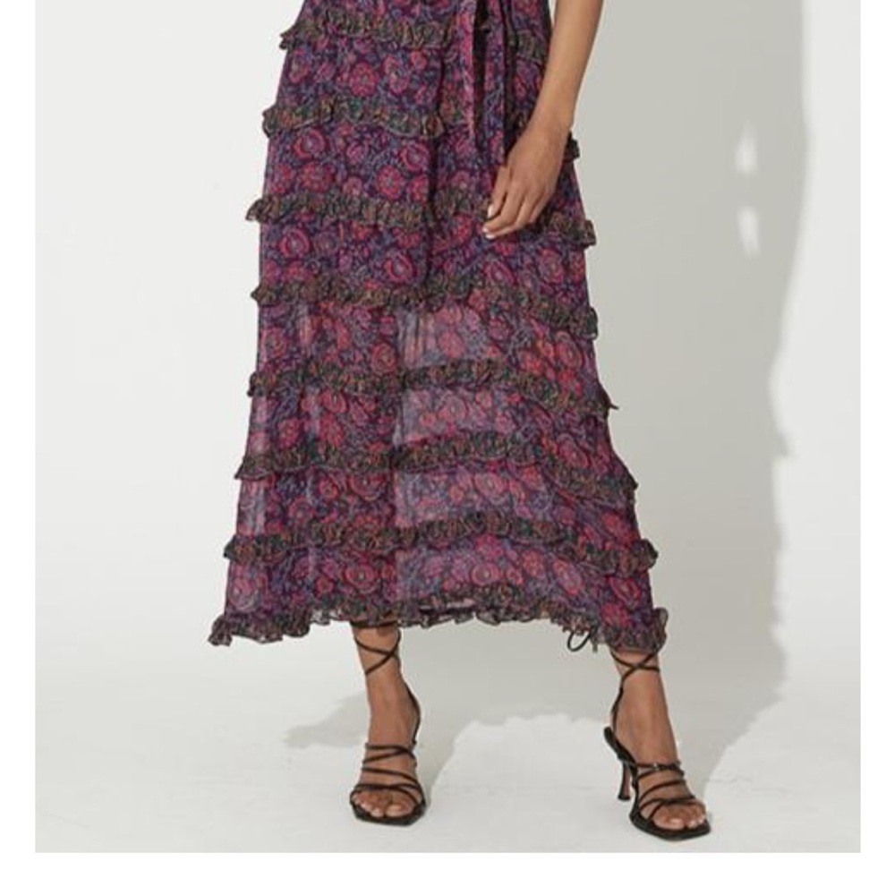 Cleobella Pink Ruffled Dress - Picture 7 of 7
